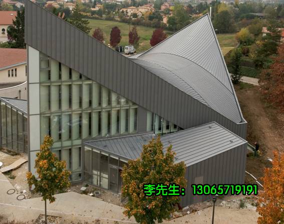 供应别墅金属屋面铝镁板-矮立边