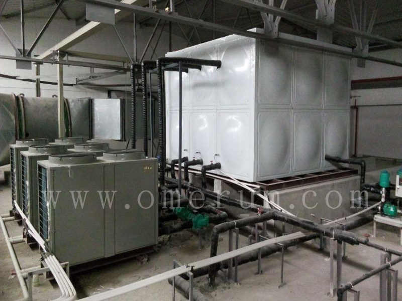 贺无锡地铁西漳车辆段18吨空气源热水系统竣工