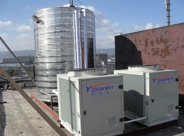 溧阳洪泽山庄空气能热泵热水工程完工