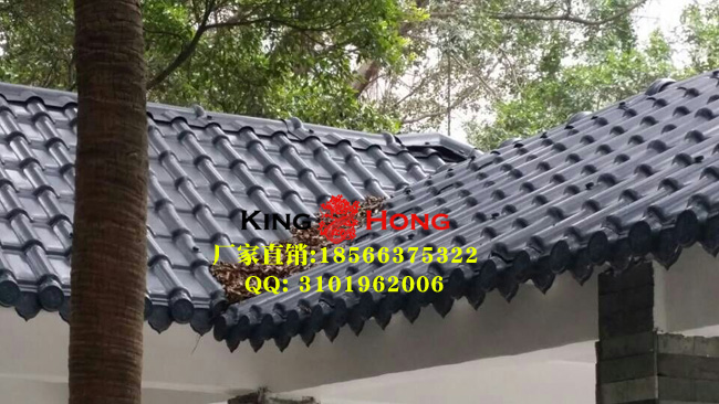 树脂瓦 老虎窗树脂瓦安装 平改坡树脂瓦工程找南海虹波